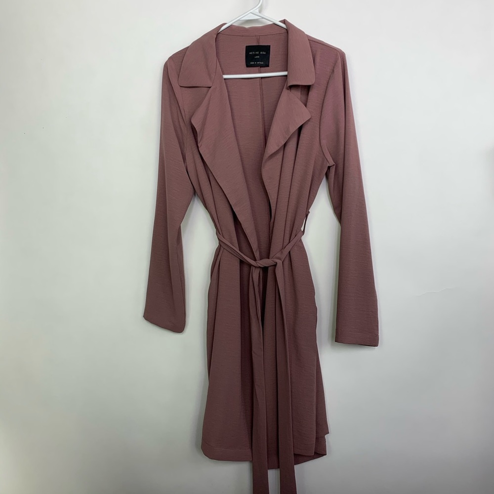Mauve Duster Trenchcoat